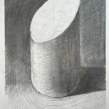 [素描] 切面圆柱体