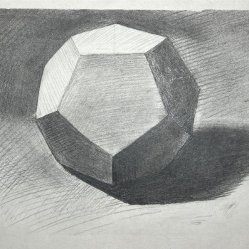 [素描]多面体的明暗之舞