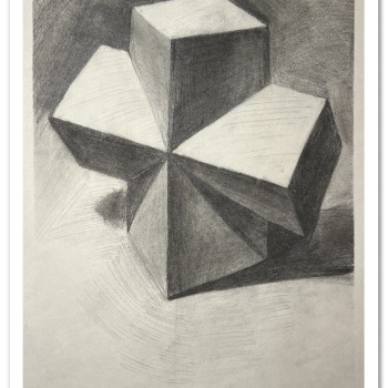 [素描]几何十字朗